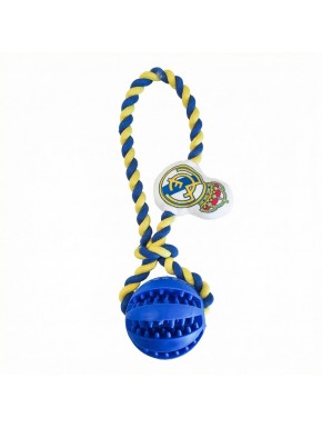 Juguete para perro cuerda azul Real Madrid