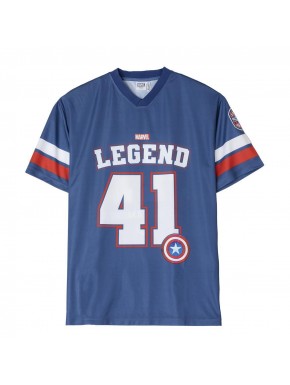 Camiseta beisebol oversized Marvel Capitão América
