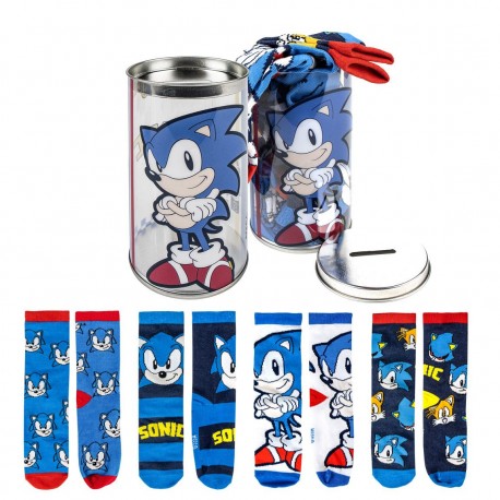 SOCKS PACK 4 PIECES SONIC