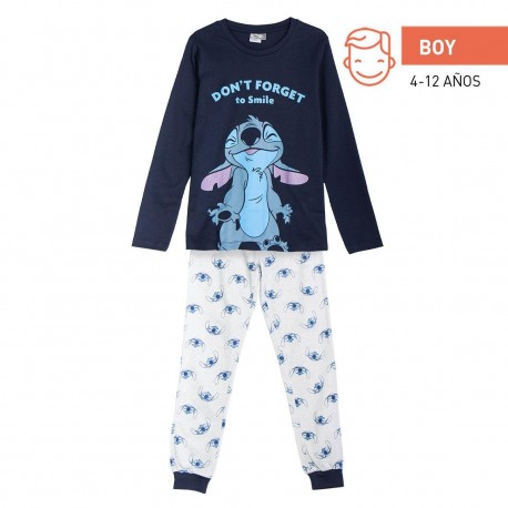 Pyjama long pour enfants avec Stitch