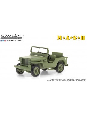 Jeep Willys CJ-2A de 1949 de la serie MASH, escala 1/43
