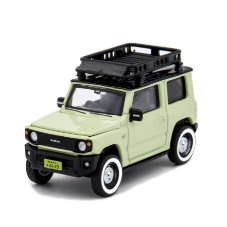 Suzuki Jimny Cappuccino 2019 a escala 1/64 con portaequipajes