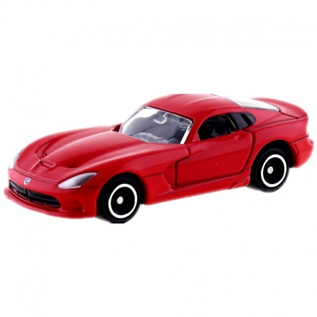 Modelo Dodge SRT Viper GTS Tomica en rojo a escala 1/64