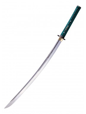 Katana Dragonfly da Cold Steel com cabo de seda verde