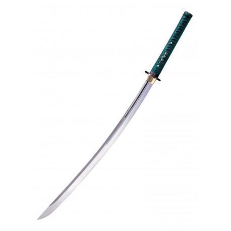 Katana Libellule Cold Steel avec poignée en soie verte