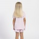 Pijama infantil corto rosa Hello Kitty