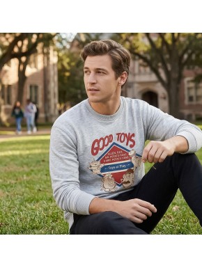 Sudadera gris Pixar con personajes de Toy Story
