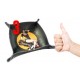 Bandeja de dados de neoprene com design de lobo