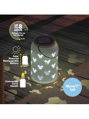 Lampe de projection solaire Mickey Mouse avec énergie solaire