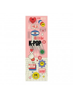 Poster de porta K-Pop em papel brilhante, 53x158 cm