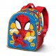 Mochila azul preescolar de Spiderman con diseño 3D