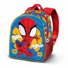 Sac à Dos Spiderman 3D Elite Bleu Maternelle