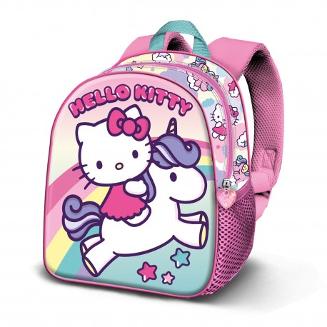 Mochila rosa de Hello Kitty Unicorn con correas acolchadas