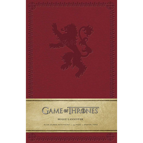 Livre Game of Thrones Lannister Premium