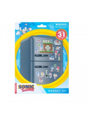 Conjunto de ímãs recortados de Sonic para superfícies magnéticas