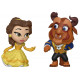 Set de 2 Figuras Bella y Bestia Disney
