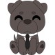 Pelúcia Bubba de John Wick, cor cinza, 22 cm