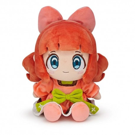 Peluche Nefertima 22 cm con lazo naranja y detalles verdes