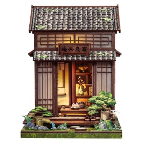Maquete de madeira Kirishima Cha-an por CuteBee
