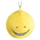 Chaveiro de pelúcia amarelo do Koro-sensei