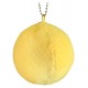 Chaveiro de pelúcia amarelo do Koro-sensei