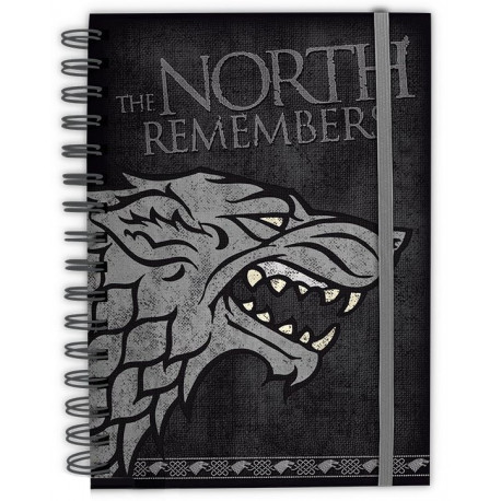 Prenota Premium A5 Game of Thrones Nord Ricordare