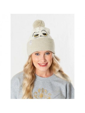 Gorro Harry Potter Hedwig com olhos de coruja