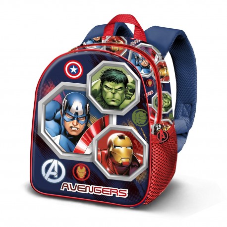 Sac à dos Avengers avec Captain America, Hulk, Iron Man
