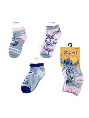 Pack de 3 calcetines Disney de Stitch para niños