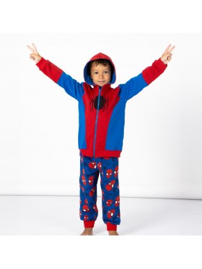 Sweat Spiderman rouge et bleu pour enfants