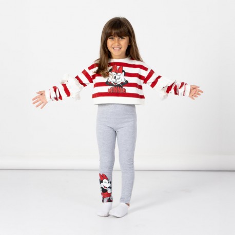 Ensemble T-shirt et leggings Minnie Mouse pour filles