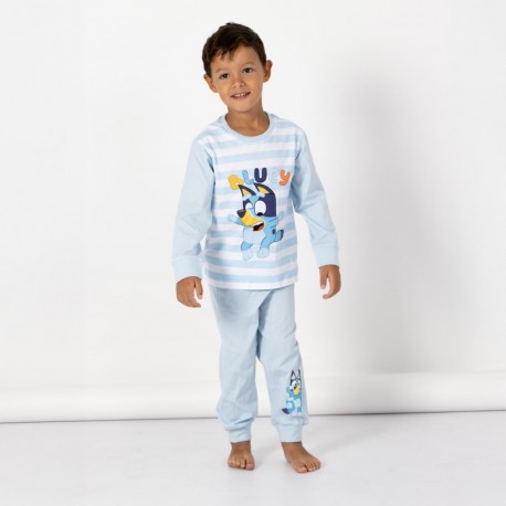 Pyjama long bleu Bluey pour enfants