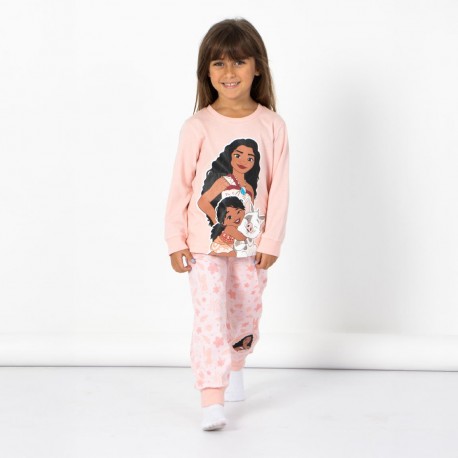 Pyjama rose Vaiana pour filles