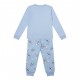 Pijama longo infantil azul do Stitch