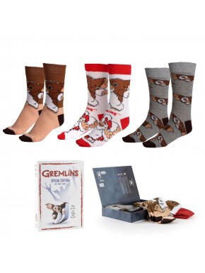 Pack de três meias Gremlins com design de Gizmo