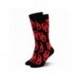 Pack de meias Daredevil, design vermelho e preto