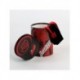 Pack de meias Daredevil, design vermelho e preto