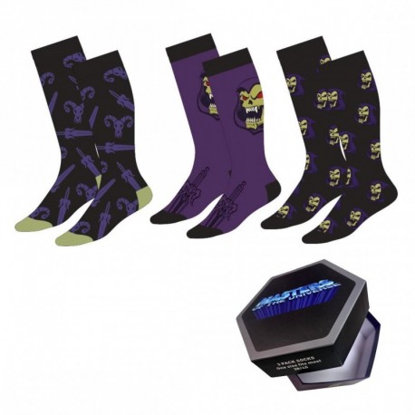 Pack calcetines MOTU con diseños de Skeletor