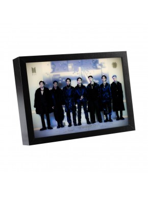 Painel LED emoldurado do BTS com modos de iluminação