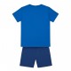 Ensemble t-shirt et short Sonic bleu pour enfants