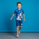 Ensemble t-shirt et short Sonic bleu pour enfants