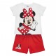 Conjunto de camiseta e shorts Minnie Mouse para meninas