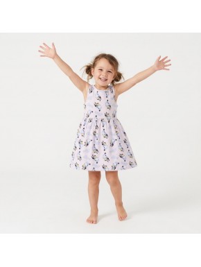 Vestido de algodão Bluey para meninas