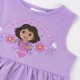 Vestido lilás da Dora a Exploradora para meninas