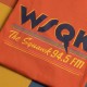 T-shirt orange Stranger Things avec logo WSQK