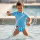 Slip de bain bleu Paw Patrol avec personnages pour enfants