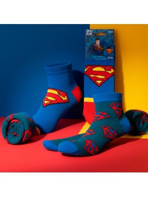 Pack de chaussettes cheville avec logo Superman
