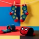 Lot de chaussettes courtes Marvel avec Spider-Man et Iron Man