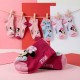 Pack de chaussettes cheville Minnie en rose et bleu