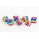 Set de 7 dados FanRoll Sharp Edge Rainbow